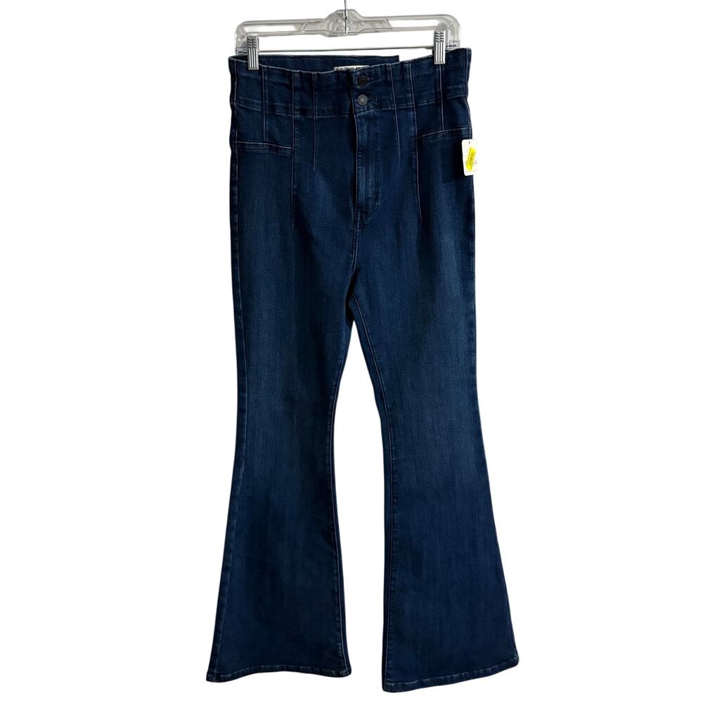 Free People We The Free Jayde High Rise Flare Leg Jean Women’s 31 Night Sky - Picture 2 of 6
